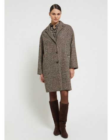 Manteau midi OTTOD'AME mélangé Ottod'Ame - 1