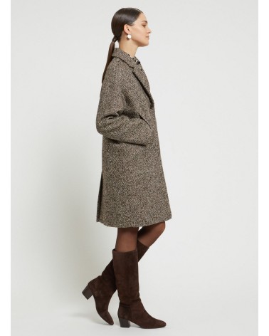 Manteau midi OTTOD'AME mélangé Ottod'Ame - 5