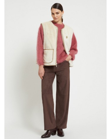 Gilet réversible OTTOD’AME en tissu et fausse fourrure Ottod'Ame - 1