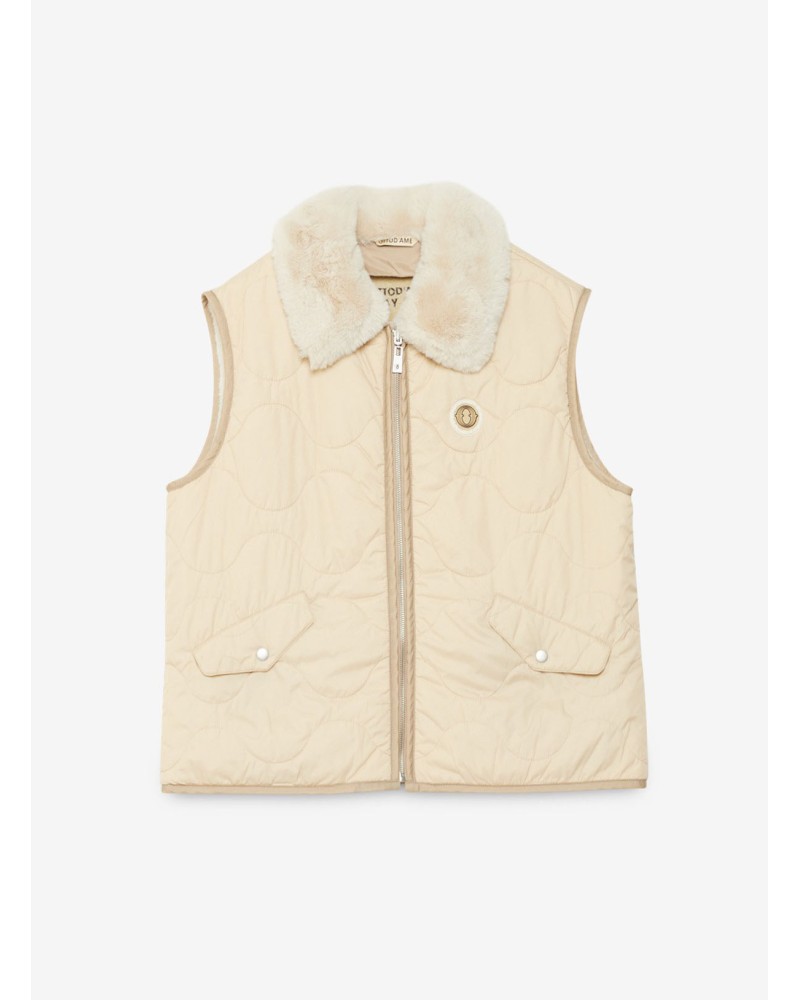 Gilet réversible OTTOD’AME en tissu et fausse fourrure Ottod'Ame - 8