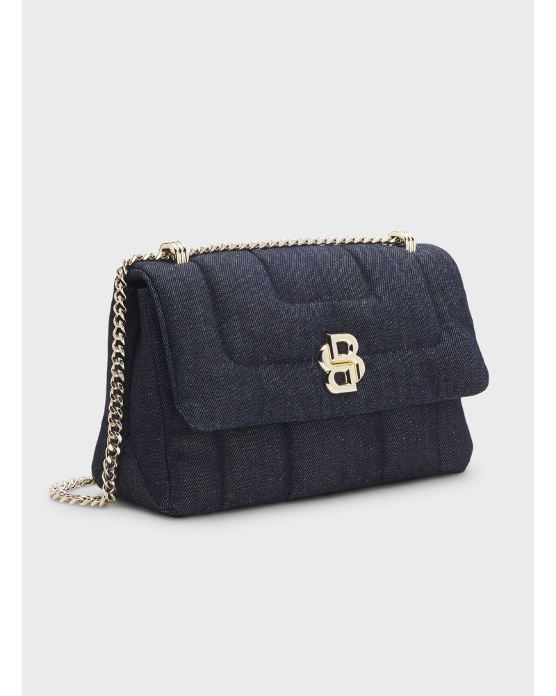 Sac à bandoulière en denim matelassé BOSS B_ICON avec monogramme double B BOSS - 2