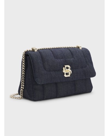 Sac à bandoulière en denim matelassé BOSS B_ICON avec monogramme double B BOSS - 2