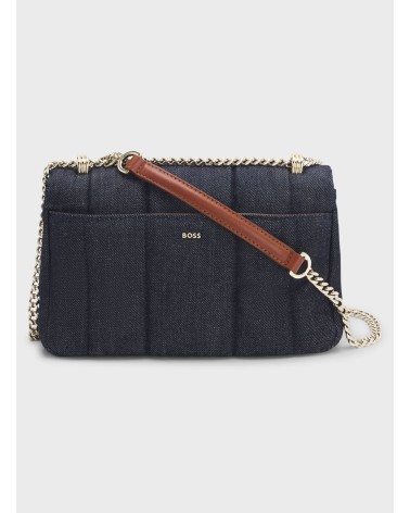 Sac à bandoulière en denim matelassé BOSS B_ICON avec monogramme double B BOSS - 4