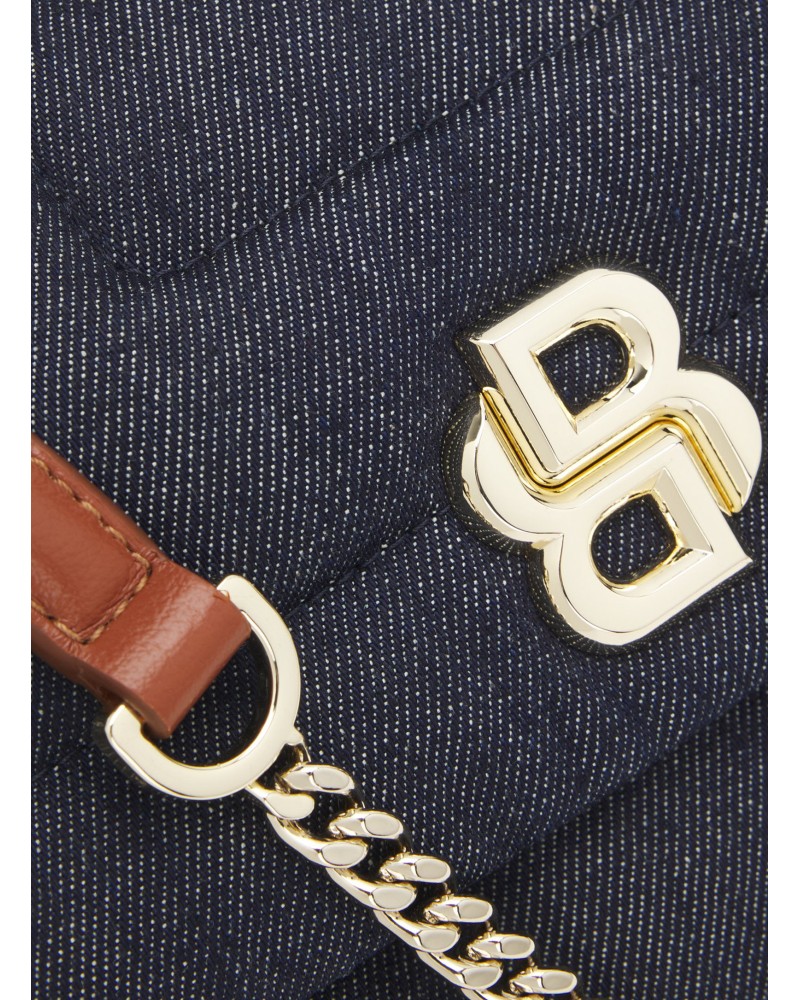 Sac à bandoulière en denim matelassé BOSS B_ICON avec monogramme double B BOSS - 5
