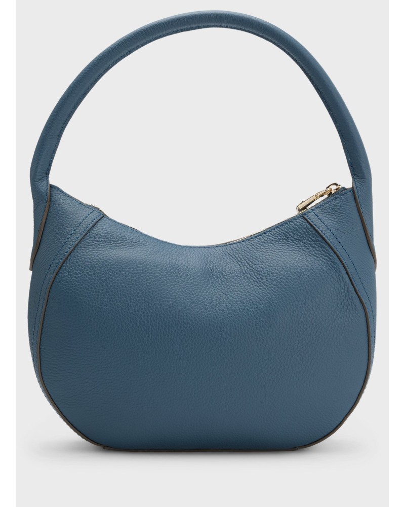 Sac BOSS Lenah SM Hobo en cuir avec détail logo BOSS - 3