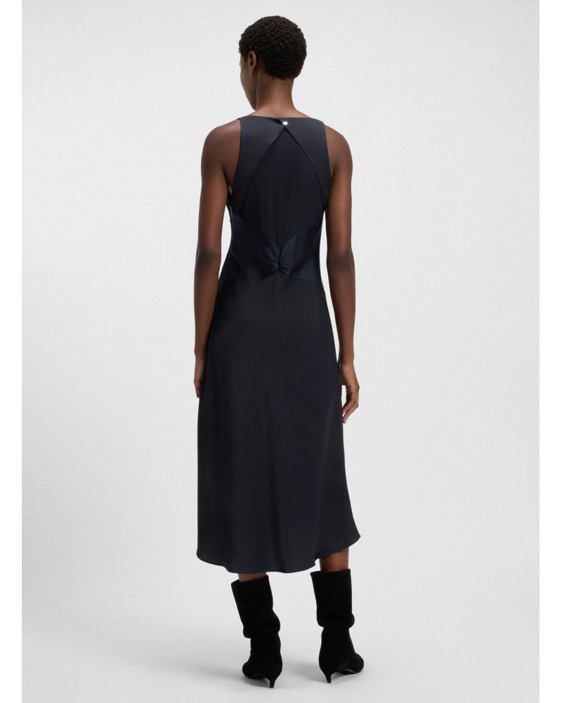 Robe BOSS C_Diclan en satin froissé à fronces sur le devant BOSS - 3