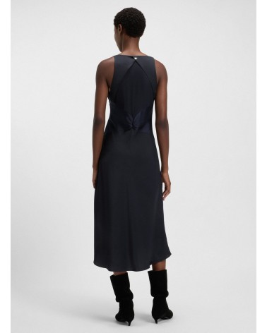 Robe BOSS C_Diclan en satin froissé à fronces sur le devant BOSS - 3