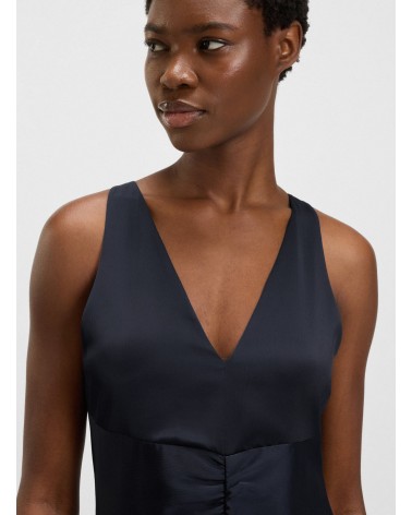 Robe BOSS C_Diclan en satin froissé à fronces sur le devant BOSS - 4