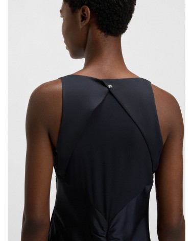 Robe BOSS C_Diclan en satin froissé à fronces sur le devant BOSS - 5