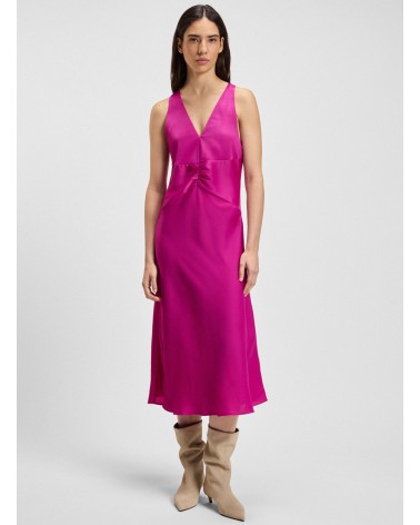 Robe BOSS C_Diclan en satin froissé à fronces sur le devant BOSS - 8
