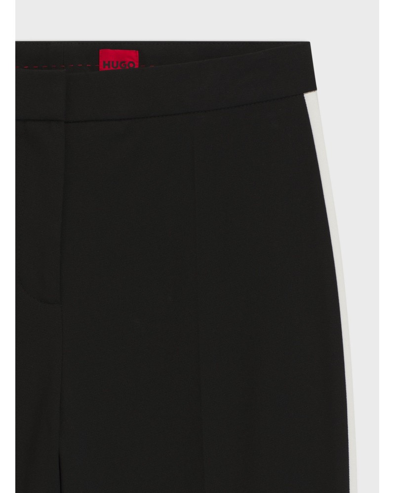 Pantalon regular HUGO Hizana en tissu stretch à rayures latérales HUGO - 2
