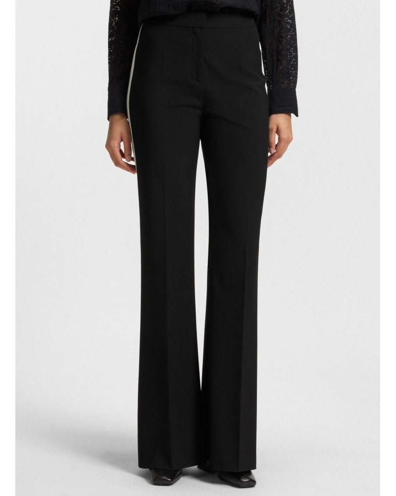 Pantalon regular HUGO Hizana en tissu stretch à rayures latérales HUGO - 5