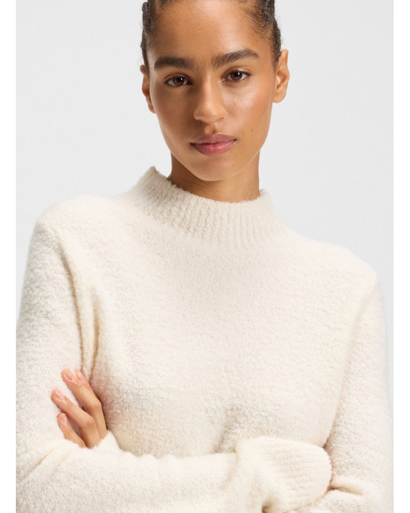 Pull col montant BOSS Fubrina en laine et cachemire BOSS - 3
