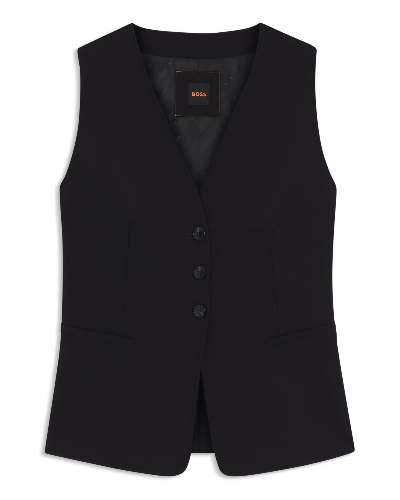 Gilet ajustable BOSS C_Javesta en crêpe stretch BOSS - 1