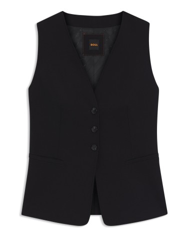 Gilet ajustable BOSS C_Javesta en crêpe stretch BOSS - 1