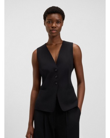 Gilet ajustable BOSS C_Javesta en crêpe stretch BOSS - 5
