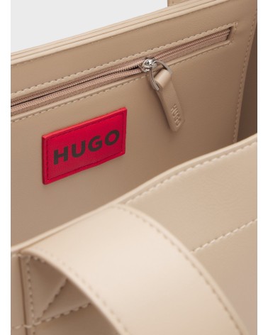 Cabas HUGO Becky en similicuir à logos brodés HUGO - 4