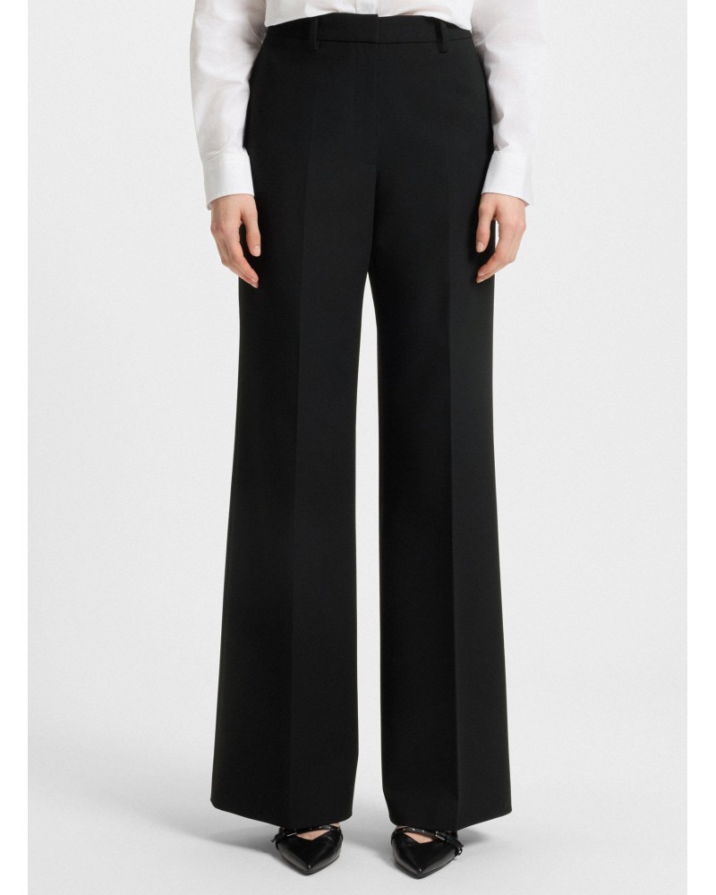 Pantalon regular HUGO Hasmina évasé en tissu stretch HUGO - 5