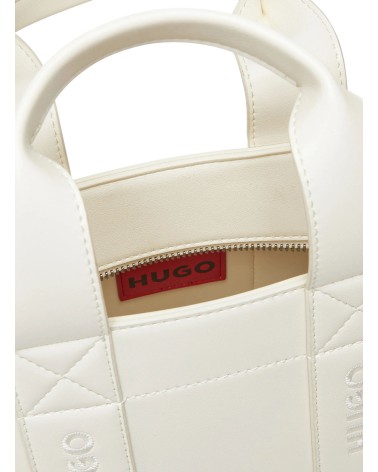 Mini cabas HUGO Becky en similicuir à logos brodés HUGO - 9