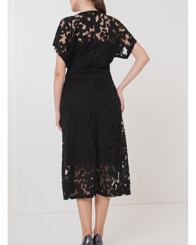 Robe en viscose BOSS C_Ebuna avec détails dentelle BOSS - 1