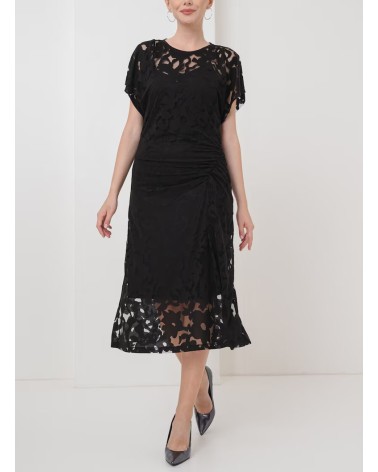 Robe en viscose BOSS C_Ebuna avec détails dentelle BOSS - 2