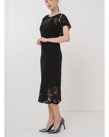 Robe en viscose BOSS C_Ebuna avec détails dentelle BOSS - 3