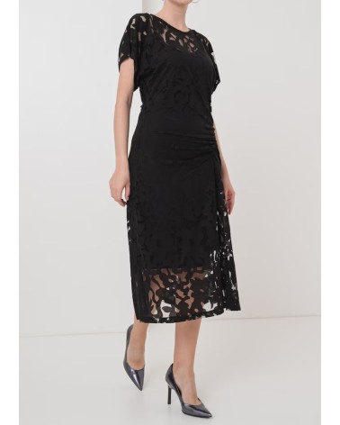 Robe en viscose BOSS C_Ebuna avec détails dentelle BOSS - 5