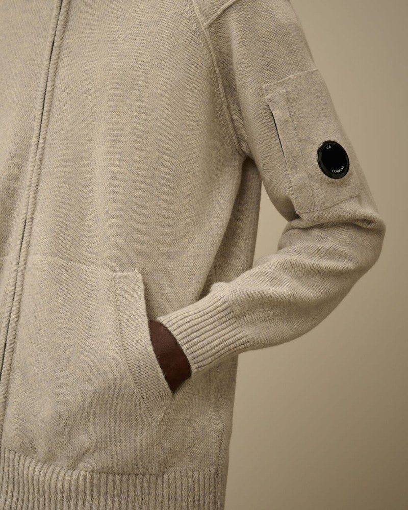 Pull Cp company Lambswool GRS Full Zip Cp company - 5