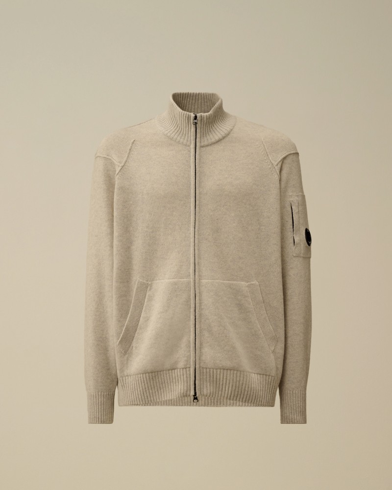 Pull Cp company Lambswool GRS Full Zip Cp company - 1