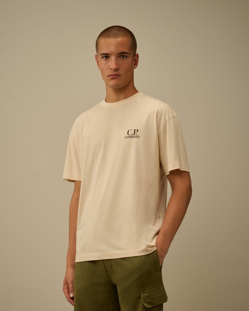 T-shirt Cp company 30/1 Jersey Short Sleeve Logo Cp company - 7