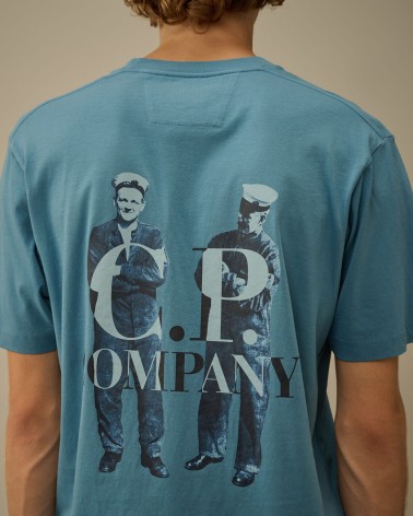 T-shirt Cp company British Sailor Short Sleeve Logo Cp company - 10