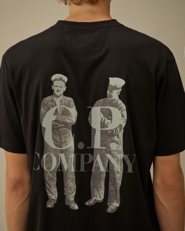 T-shirt Cp company British Sailor Short Sleeve Logo Cp company - 14