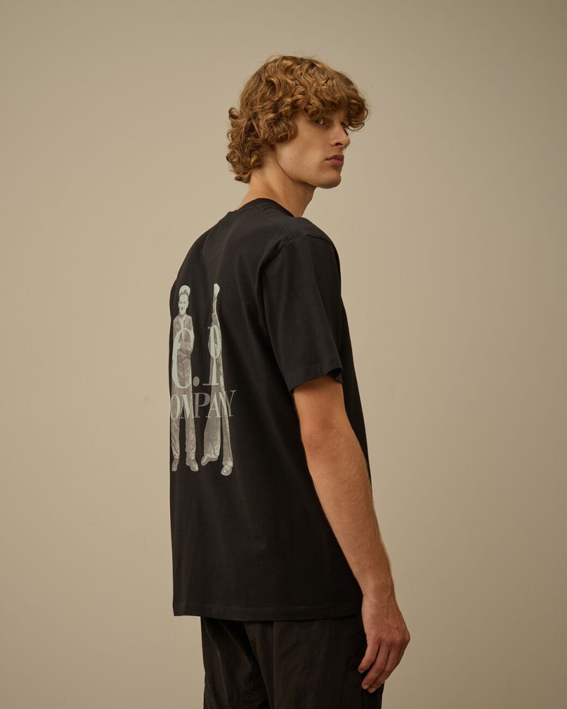 T-shirt Cp company British Sailor Short Sleeve Logo Cp company - 13