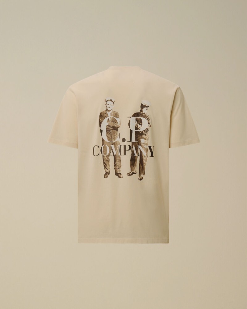 T-shirt Cp company British Sailor Short Sleeve Logo Cp company - 20