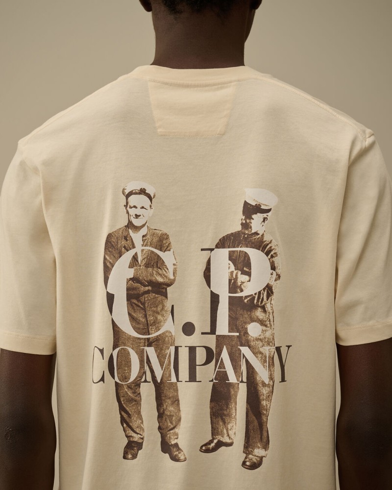 T-shirt Cp company British Sailor Short Sleeve Logo Cp company - 21