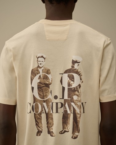 T-shirt Cp company British Sailor Short Sleeve Logo Cp company - 21