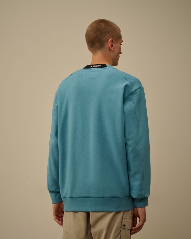 Sweat Cp company Diagonal Raised Fleece Crewneck Cp company - 9