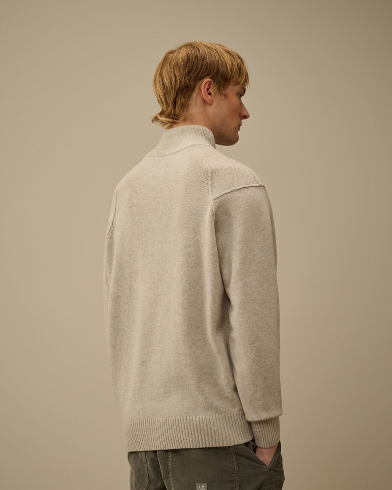 Pull Cp company Lambswool GRS Half Zip Cp company - 3