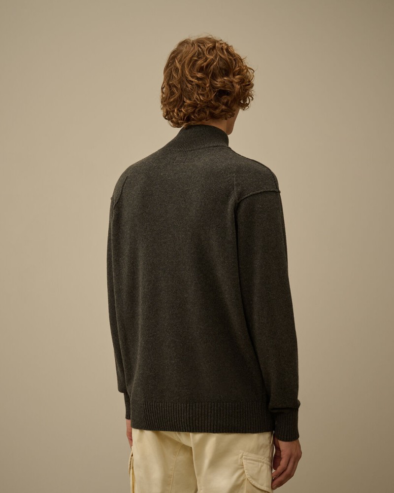 Pull Cp company Lambswool GRS Half Zip Cp company - 8