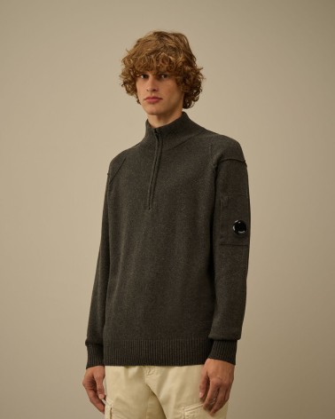 Pull Cp company Lambswool GRS Half Zip Cp company - 7