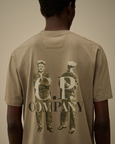 T-shirt Cp company British Sailor Short Sleeve Logo Cp company - 5