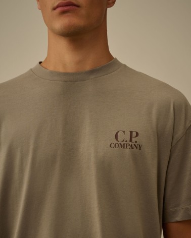T-shirt Cp company 30/1 Jersey Short Sleeve Logo Cp company - 4