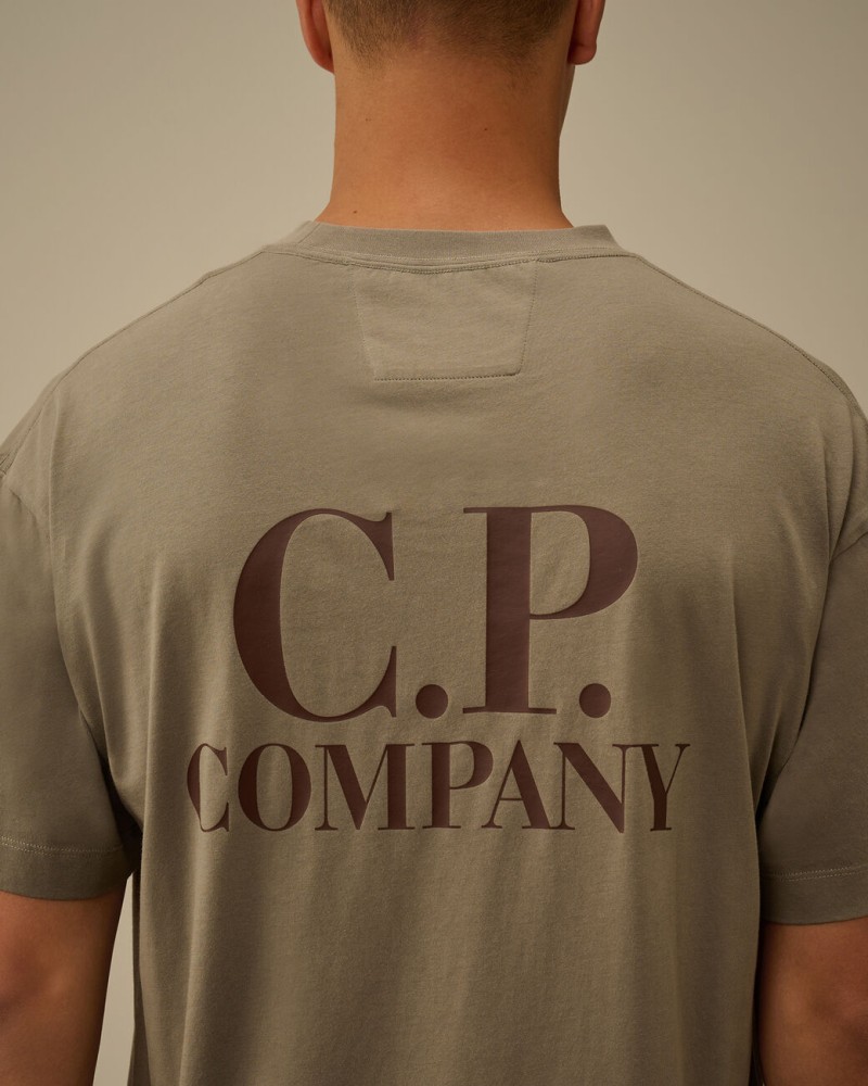 T-shirt Cp company 30/1 Jersey Short Sleeve Logo Cp company - 5