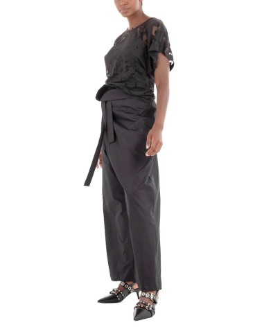 T-shirt ajouré BOSS C_Ebasi en viscose fluide BOSS - 1