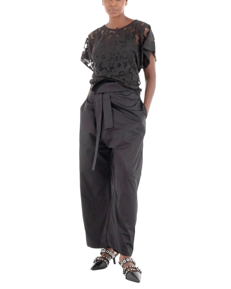 T-shirt ajouré BOSS C_Ebasi en viscose fluide BOSS - 3