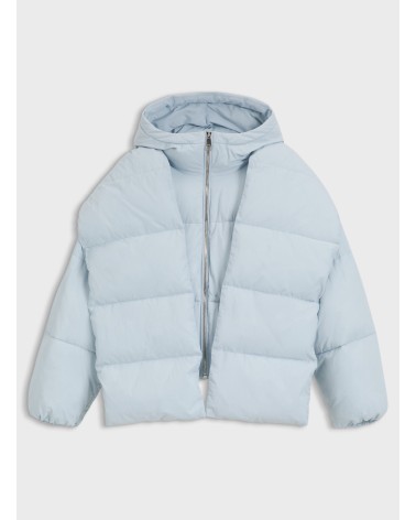 Veste matelassée déperlante BOSS C_Polala avec manches et écharpe amovibles BOSS - 1