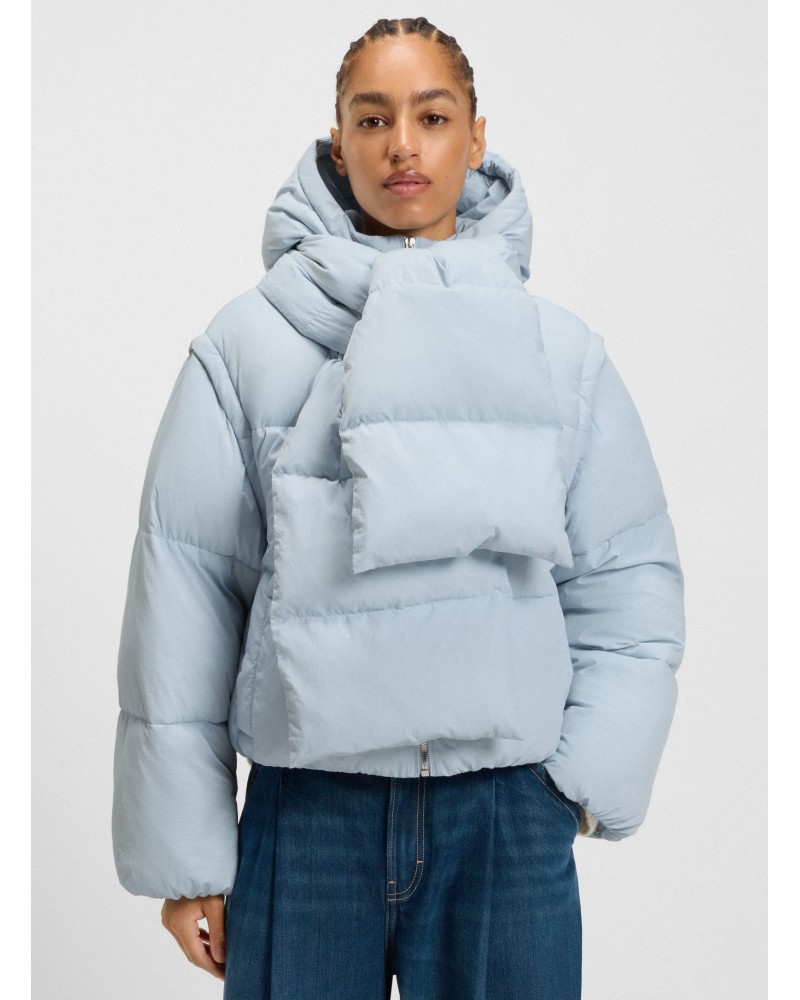 Veste matelassée déperlante BOSS C_Polala avec manches et écharpe amovibles BOSS - 5