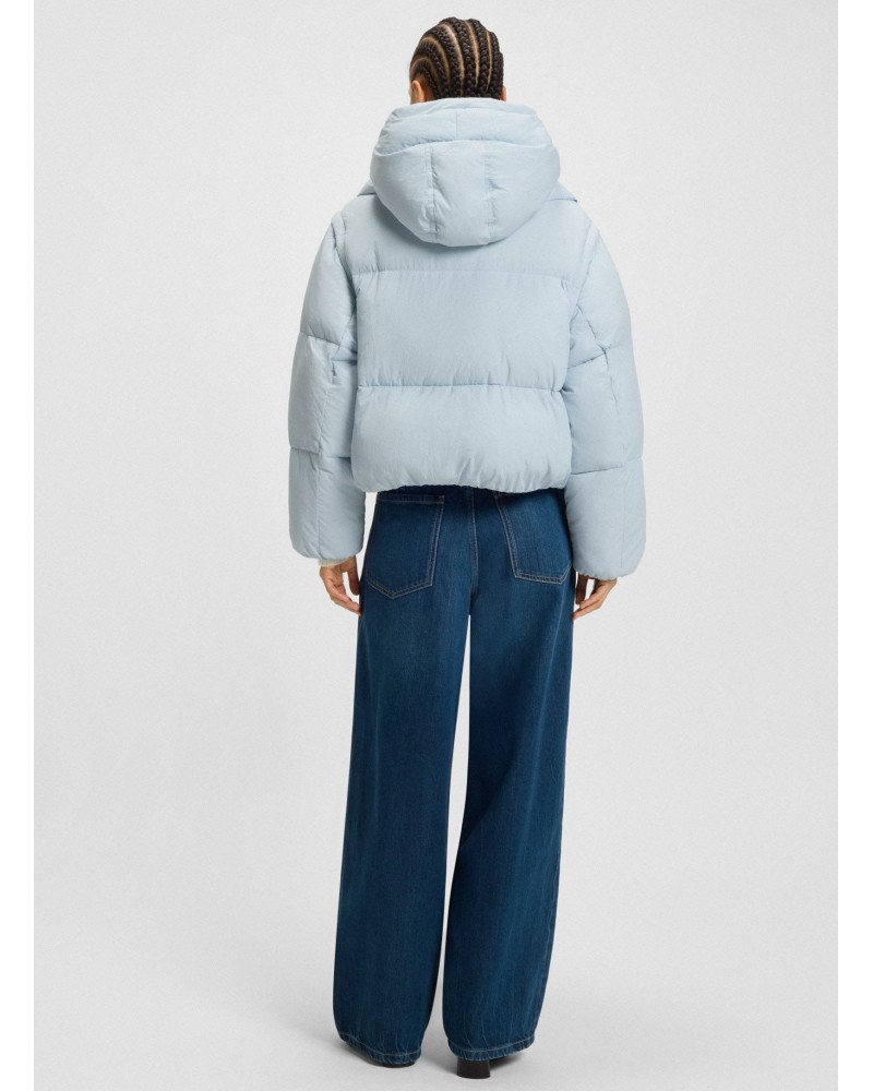 Veste matelassée déperlante BOSS C_Polala avec manches et écharpe amovibles BOSS - 6