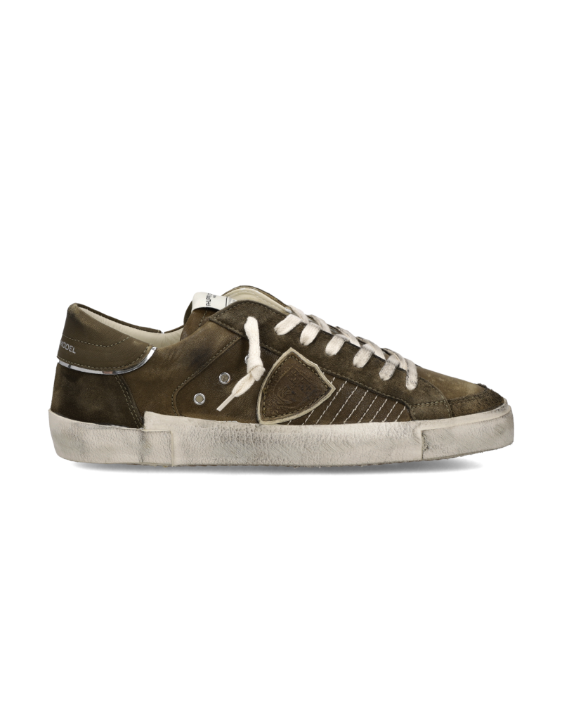 Basket Philippe Model PRSX LOW MAN MIXAGE POP_MILITAIRE Philippe Model - 1