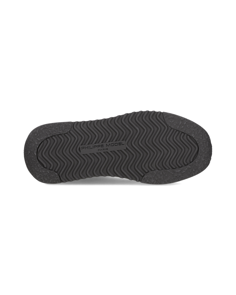 Basket Philippe Model OLYMPIQUE LOW MAN FANCY RESAU_NOIR GRIS Philippe Model - 4